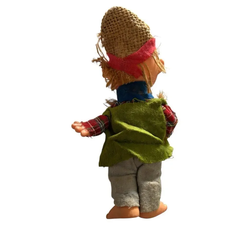 Dirty Barefoot Bearded Man MADE IN JAPAN Tramp Farmer Hobo Vintage Toy Figure